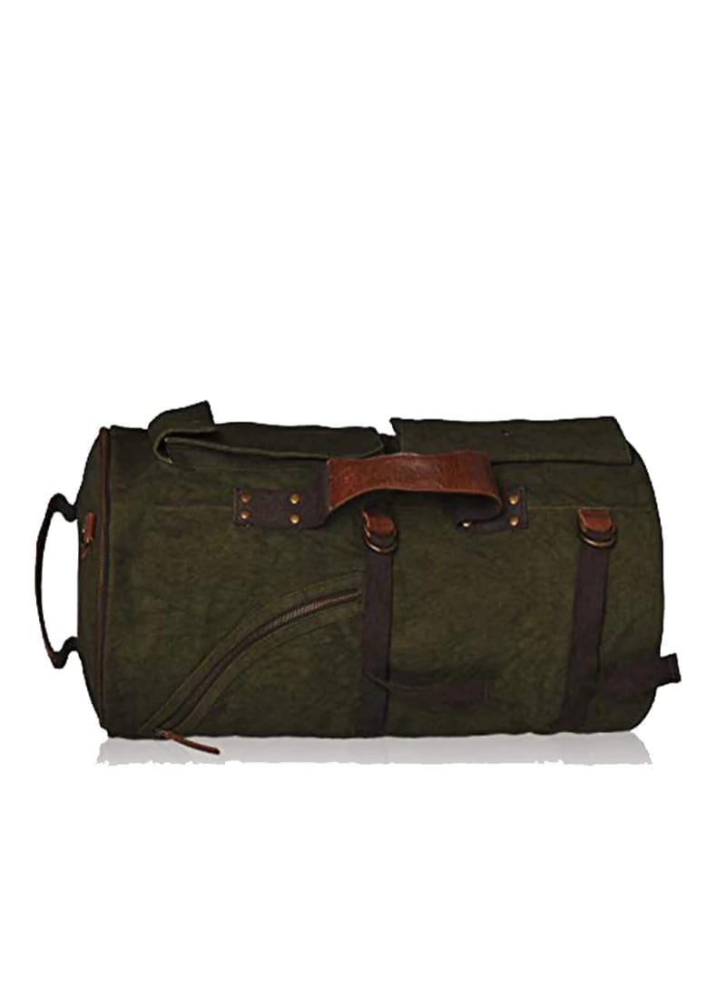 VINTAGE DUFFLE BAG - GREEN