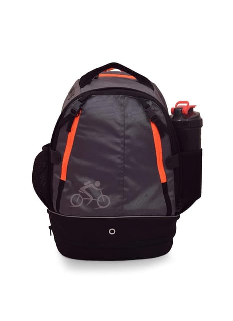 GR GOLDEN RIDERS | SATCHEL | Bicycle Backpack 27 Ltr Grey