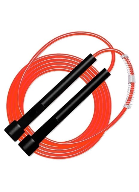 PLAYFITZ Power Skipping Fitness Rope & Gym skipping Rope for Men & Women (RED)