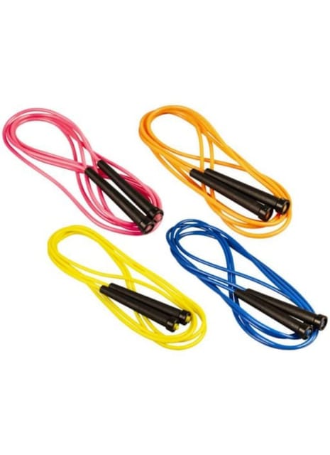 Fitfix® Skipping Rope for Men, Women & Children - Skipping Ropes for Exercise Workout & Weight Loss - Tangle Free Skipping Ropes for Kids (Multicolor) (Speed Rope)