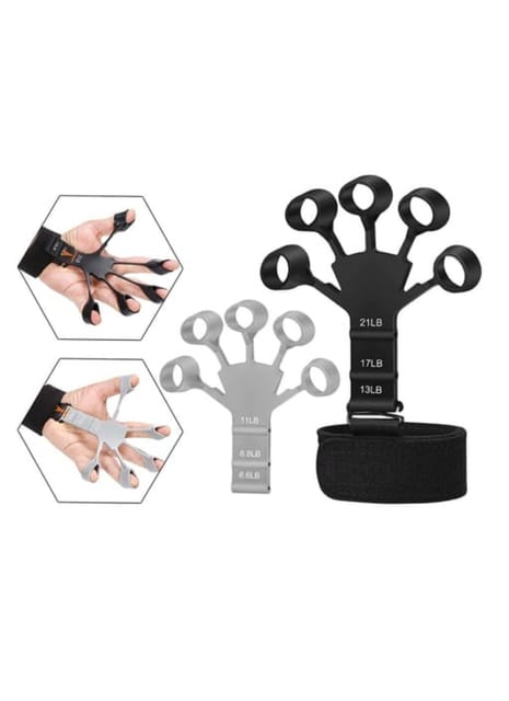 FITFIX® New Finger Gripper Strength Trainer Forearm Exerciser  for Men Women