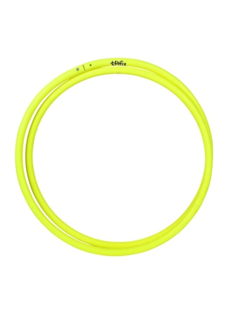 Fitfix® 30-Inch Collapsible 5 Pcs Traveller Hula Hoop Set: Your Ultimate On-The-Go Fitness Companion - Pack of 5 Portable Hula Hoops for All Ages, Complete with Carry Bag