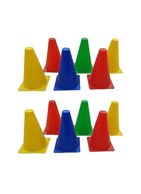 Elevate Your Training Events with FITFIX™ Sports 12 Inch Cone Marker  Set Unleash Versatility and Durability for Every Activity - The Ultimate Solution comes in pack of 6- 12-18- 24- 30- 36- 42- 48 ps