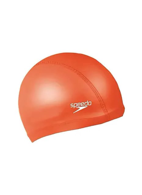 Speedo 8720641288 Nylon Pace Cap, 1SZ (Orange (Orange)