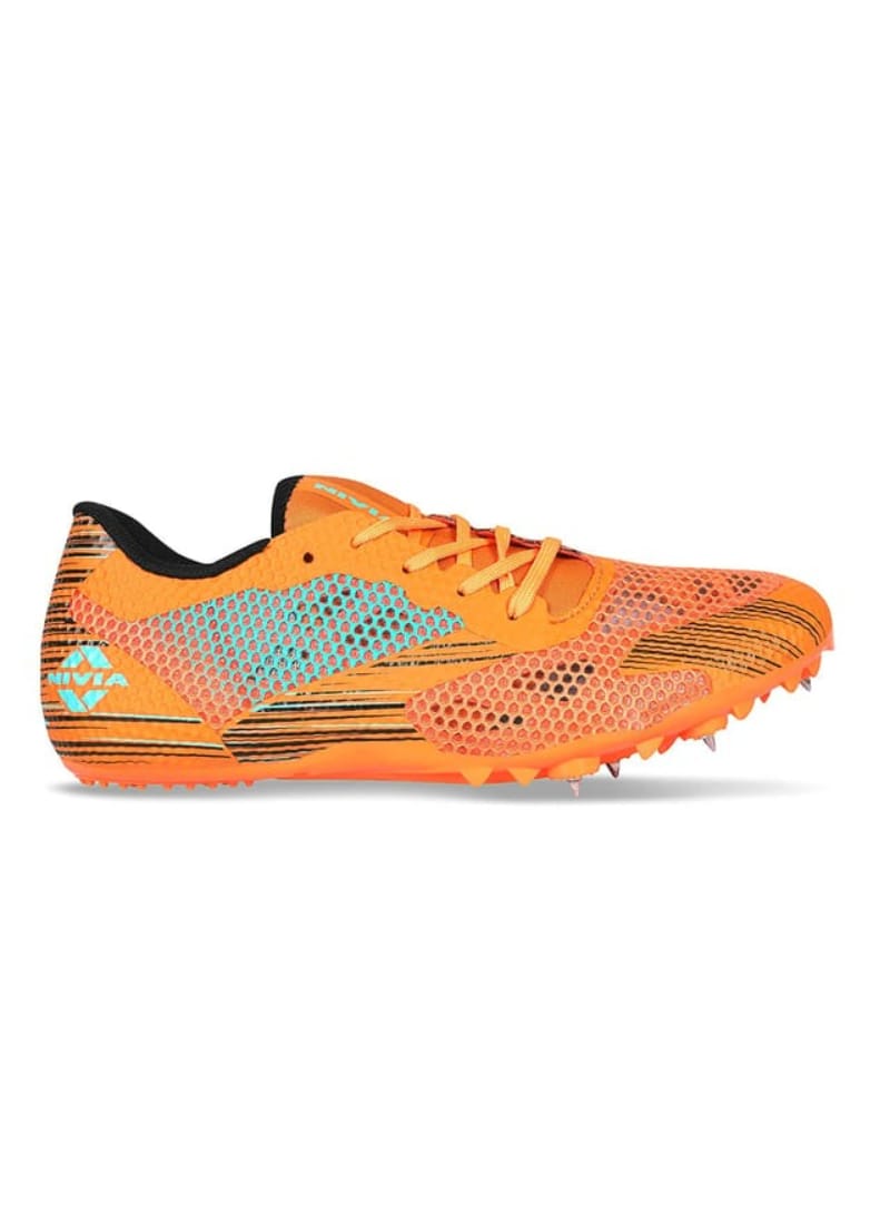 Nivia Men Track and field-100 Shoes for Running Athletic Orange