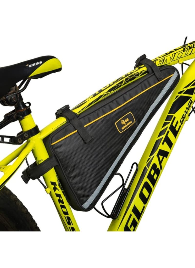 GR GOLDEN RIDERS | Trigon | Bike Frame Bag for Bicycle-Bike Pouch Bike Bags Reflective with Plenty of Storage