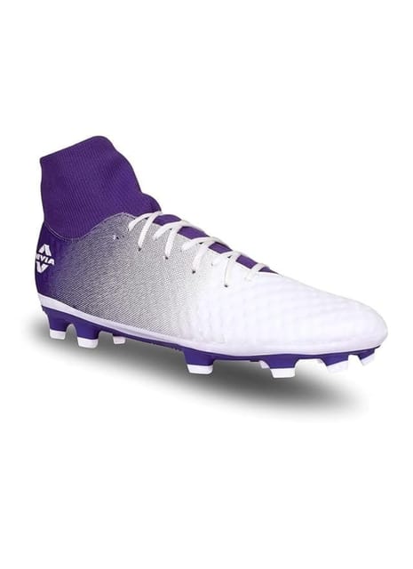 Nivia mens Oslar Blade 3.0 football Stud Football Shoes, Purple White