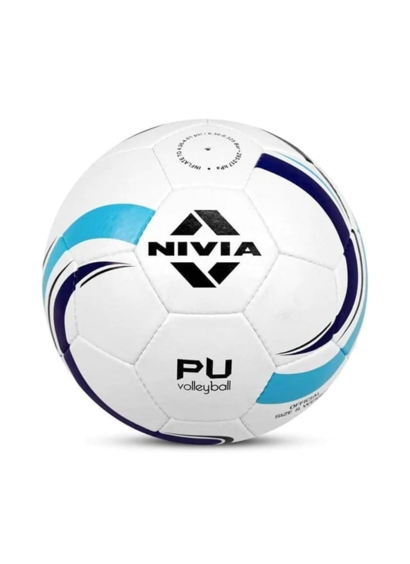 Nivia PU Leather Rubber Volleyball (Size 4) Multicolor