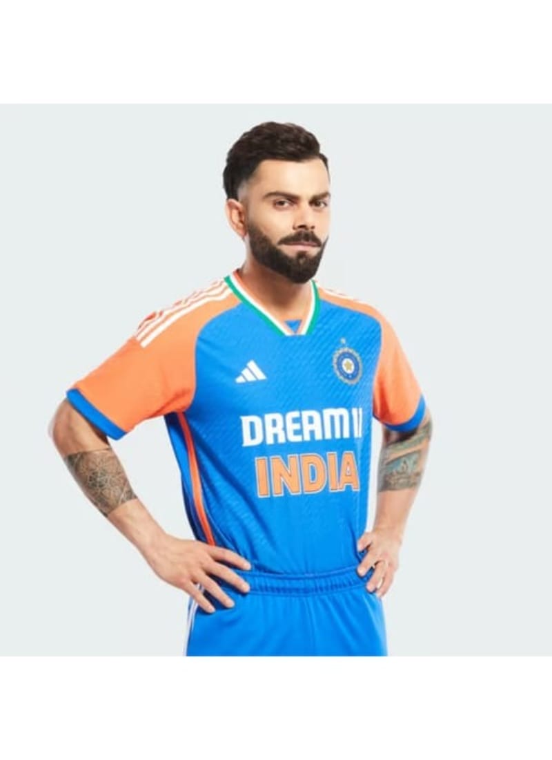 ADIDAS FW24 INDIA CRICKET T20 INTERNATIONAL PLAYER JERSEY JN0886