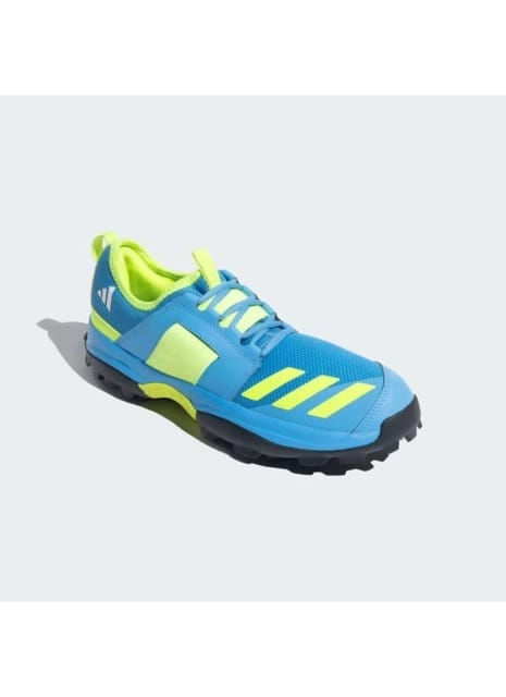 Adidas Men Cricup 23 Cricket Shoes Lemon Blue