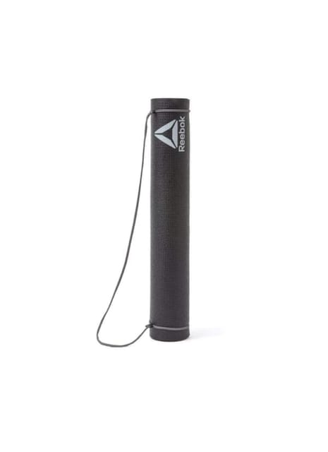 Reebok RAYG 11030 BK HD PVC Yoga Mat - 4 MM (Black)