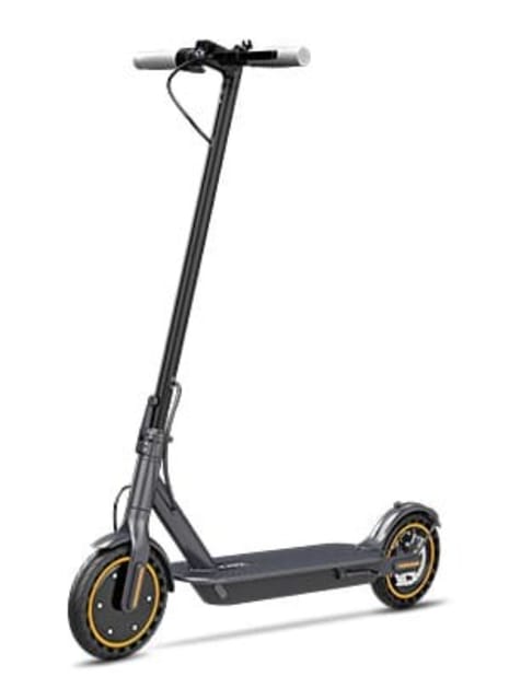 KNK Electric Scooter, Up to 19 Miles Range, 19 Mph Folding Commute Electric Scooter for Adults with 8.5" Solid Tires, Dual Braking System and App Control , Electric Kick Scooter