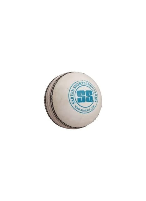 SS County Cricket Ball, White - 1PC