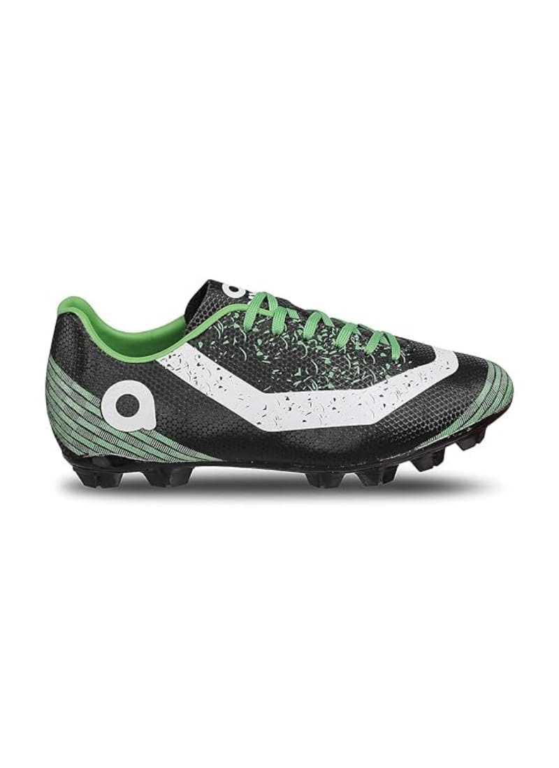 Aivin Uplift Football Stud Shoes for Men (Black/Green)