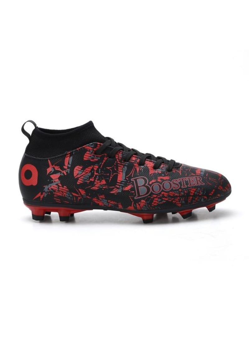 Aivin Booster Pro Football Shoes ( Black/Red )