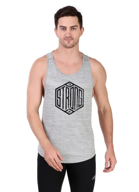 Gym Stringer Vest For Men (White)