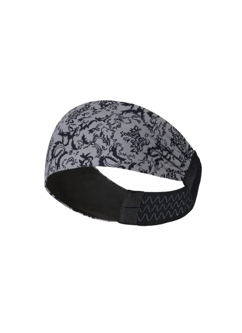 Sports Headband For Men and Women (Grey Pattern)