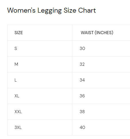 Size Guide