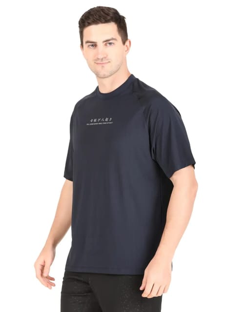 Men's Oversize Sportswear Tshirt (Navy Blue)