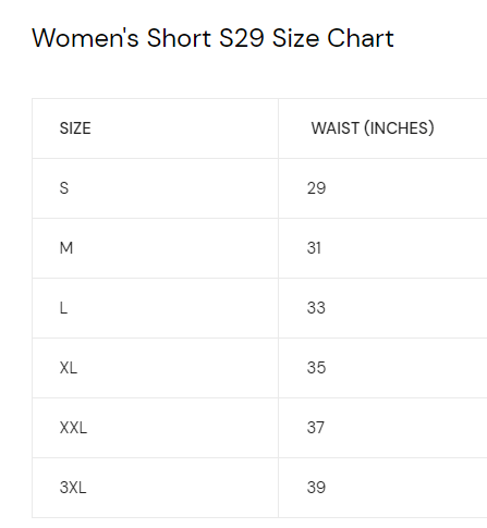 Size Guide