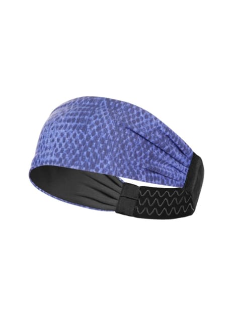 Sports Headband For Men and Women (Blue Snake Print)