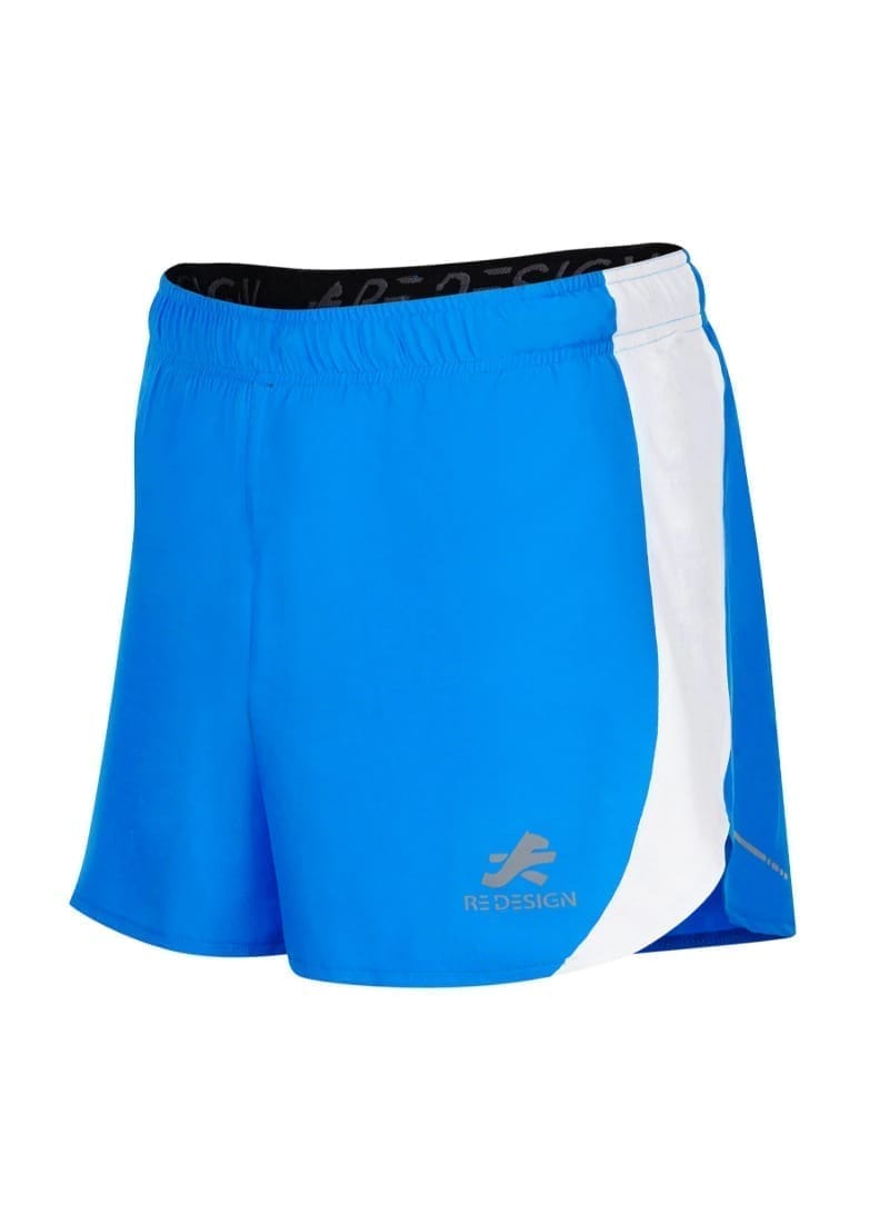 3" Ultra Running Marathon Split Shorts For Men (Sky/White)