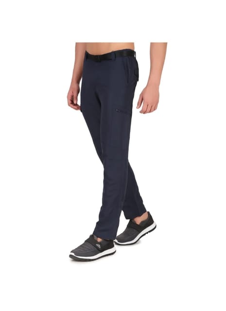 Quick Dry Cargo Pants For Men (Navy Blue)