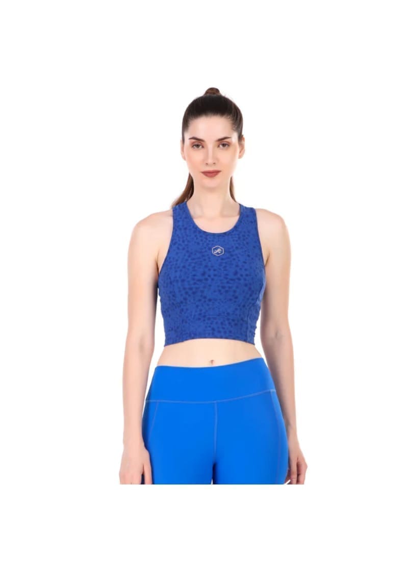 Performance Sports Bra (Blue Dots)