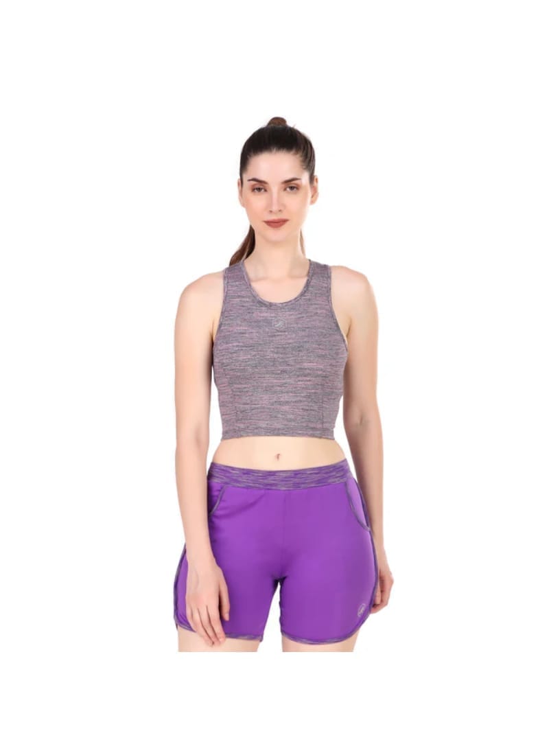 Performance Sports Bra (Pink Melange)