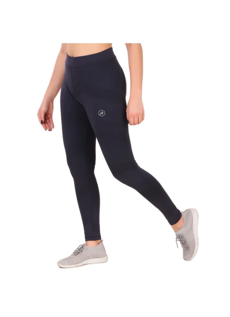 Performance Legging/Tights For Women (Navy Self Design)