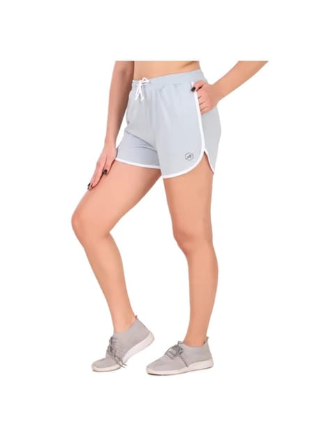 Cotton Leisure Shorts For Women (Sky)