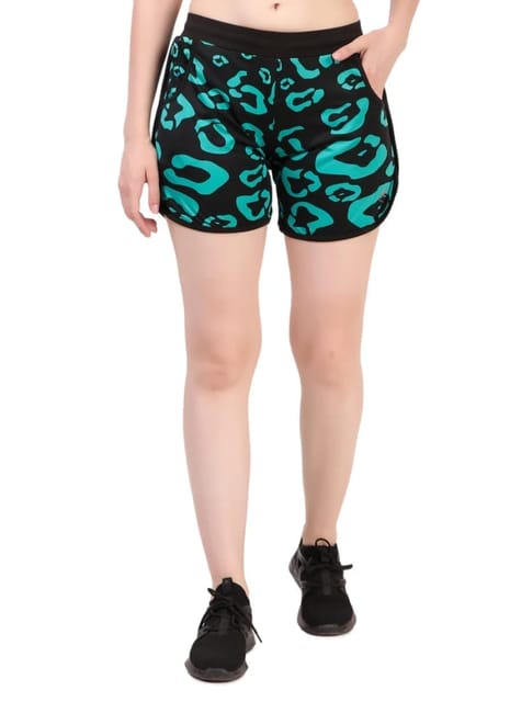 Gym & Running Shorts For Women (Gradient Print)