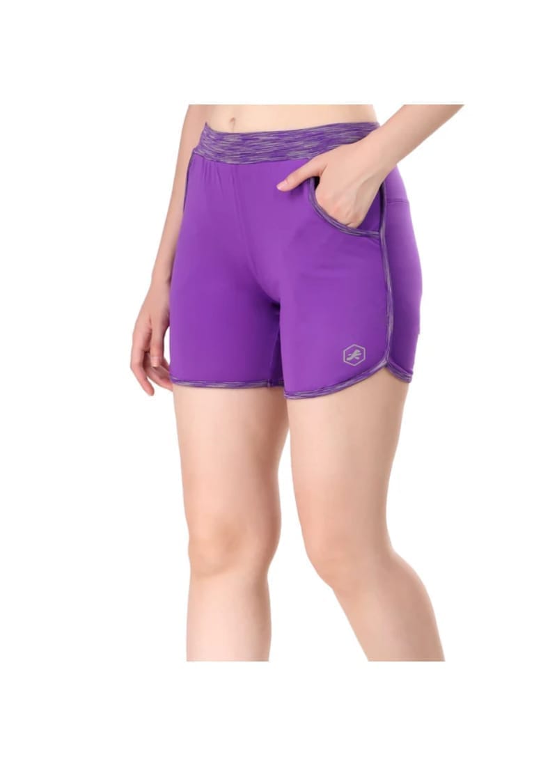 Gym & Running Shorts For Women (Purple)