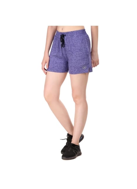 Activewear Shorts For Women (Purple Heather)