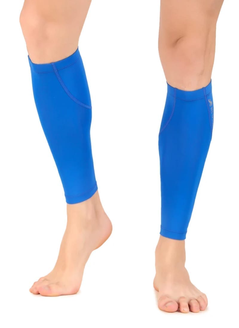 Nylon Compression Calf Sleeves (Royal Blue)