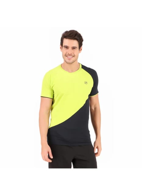 Challenger Performance Tshirt For Men (Green/Black)