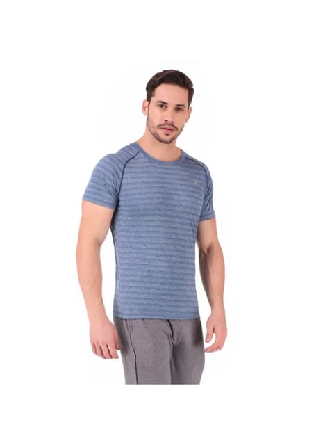 Performance Tshirt For Men (Havelock Blue)