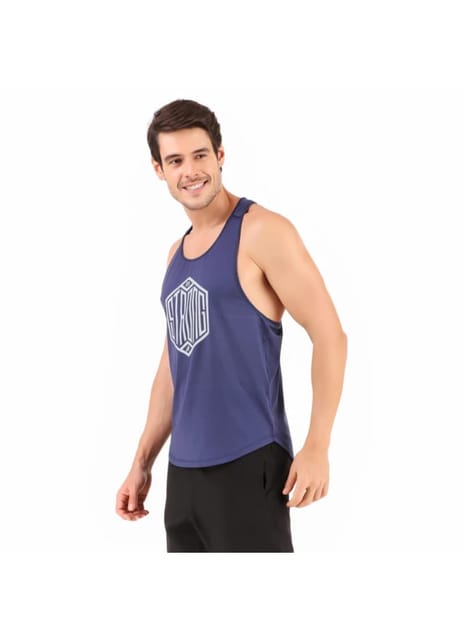 Gym Stringer For Men (Blue Blood)