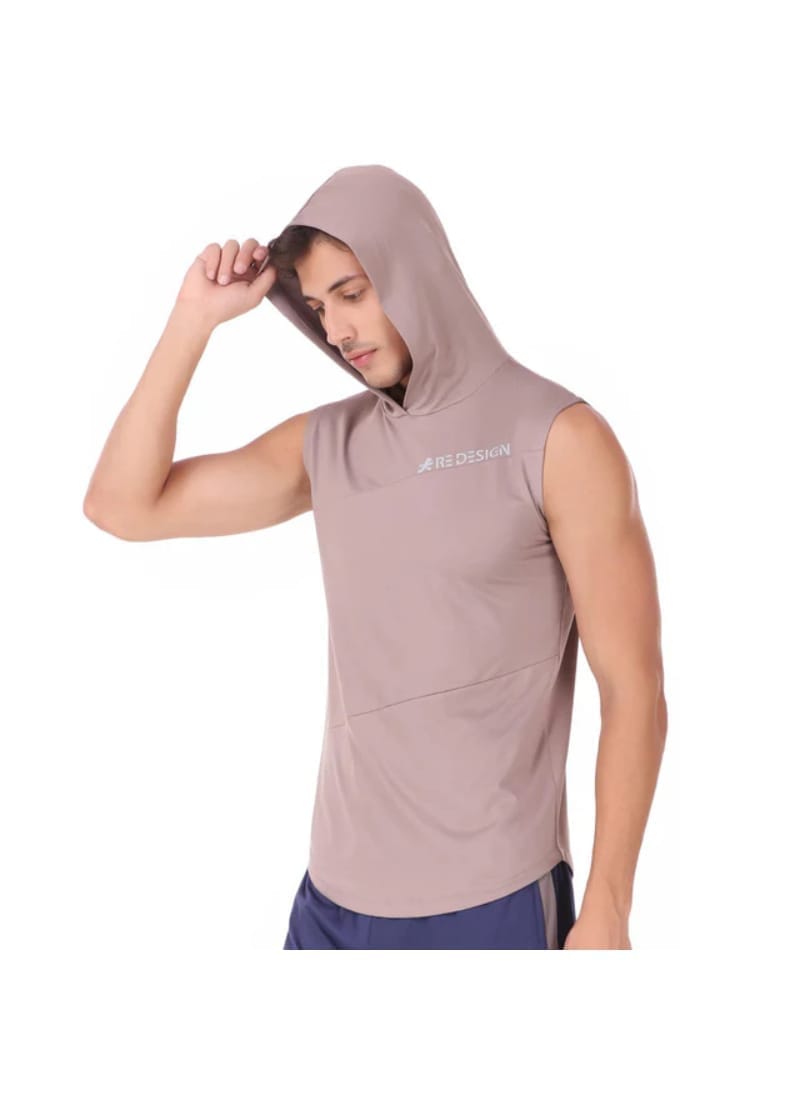 Performance Hoodie For Men (Light Brown)