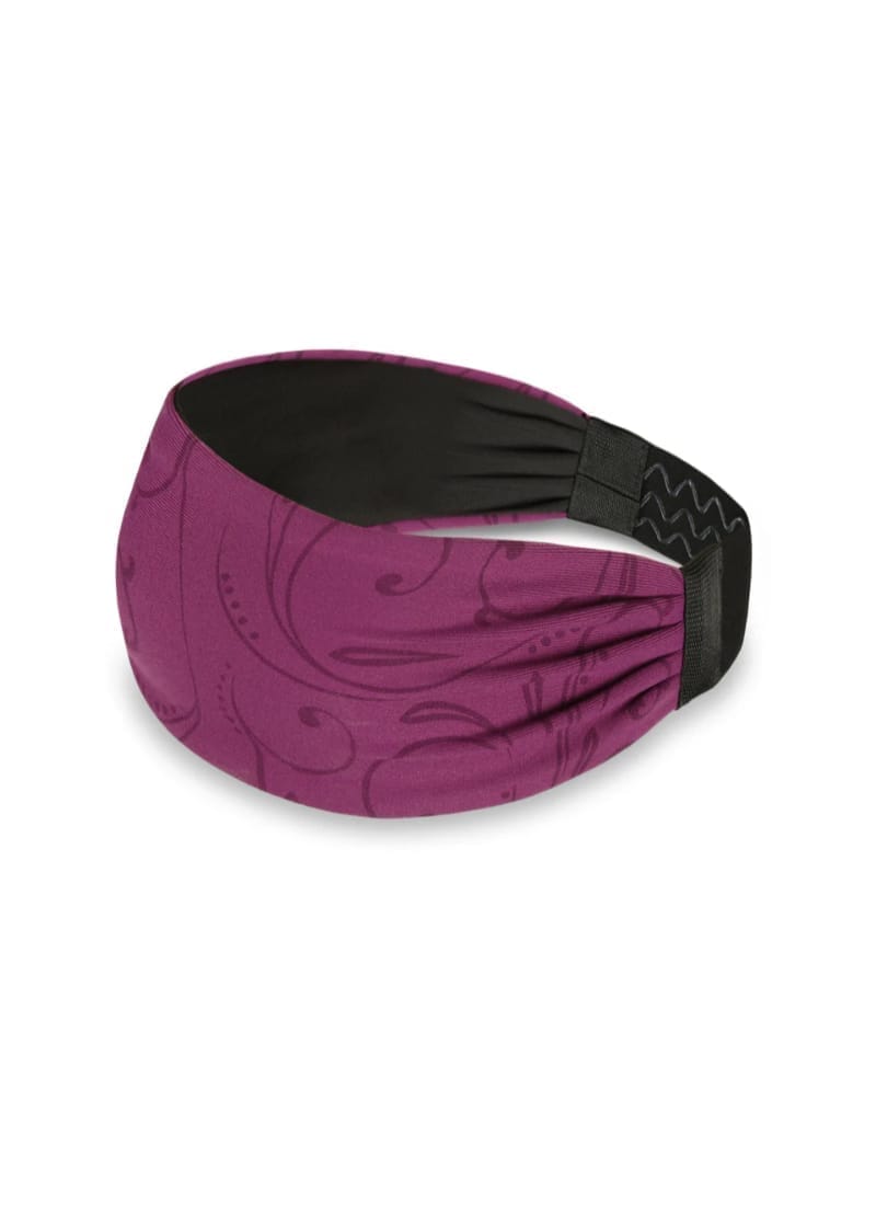 Sports Headband For Men and Women (Burgandy Pattern)