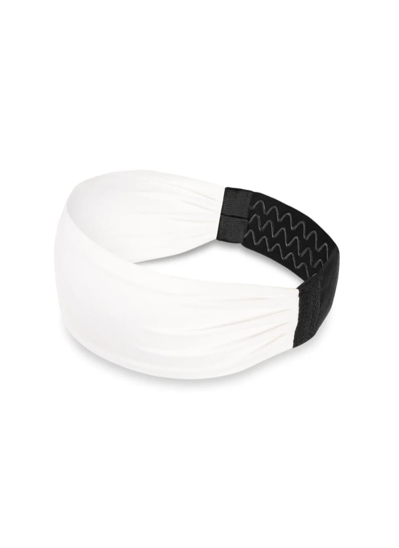 Sports Headband For Men and Women (White Mesh)