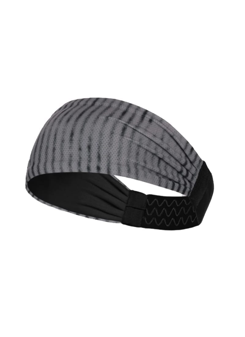 Sports Headband For Men and Women (Abstract Grey)