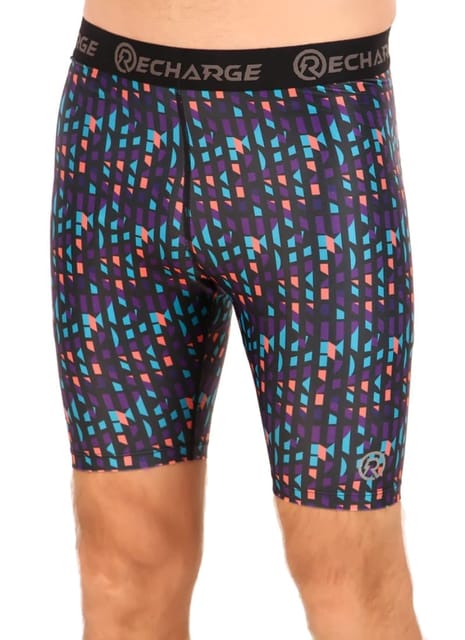 Men's Polyester Compression Shorts (Multimatrix)