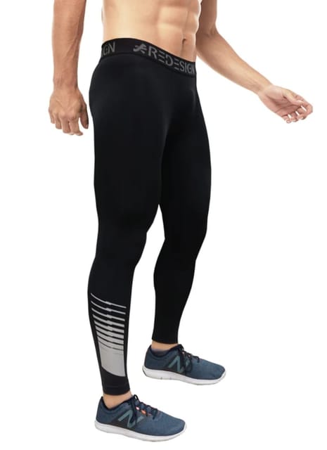 ReDesign Silver Reflective Compression Pant (Black)