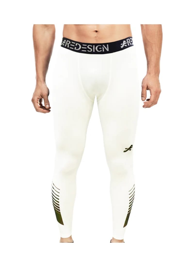 ReDesign Nylon Multi-Color Reflective Compression Pant (White)