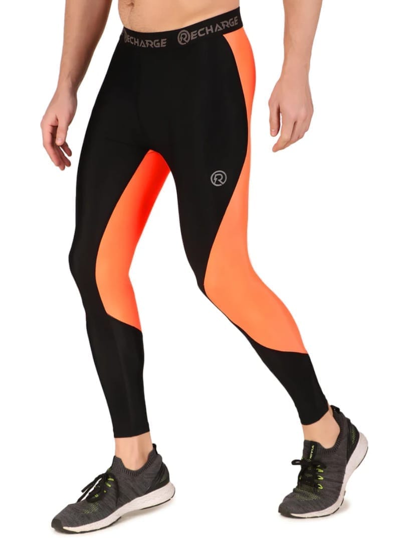 Recharge DC Polyester Compression Pant (Orange)