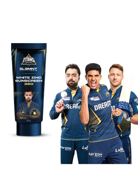 Gujarat Titans White Zinc Sunscreen