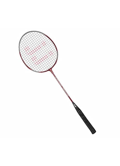 JJ Jonex Ayush Badminton Racket (Red Badminton Racket with Black Handle)