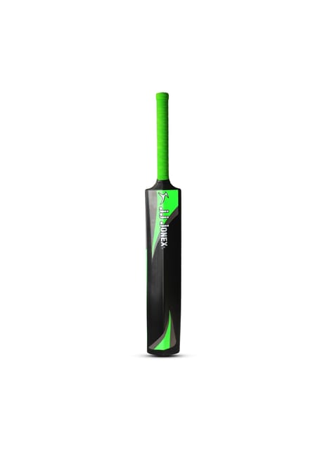 JJ Jonex Cricket bat Full Size Plastic bat Tennis Cricket bat Turf Tennis bat Lightweight Fiber bat Hard Plastic bat Tournament Plastic Cricket bat Standard Size Cricket Bats for Adults (Green)