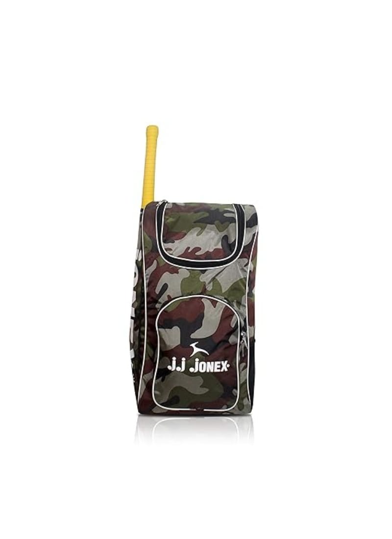 JJ JONEX Cricket Kit Bag Super Army Design Backpack (MYC)